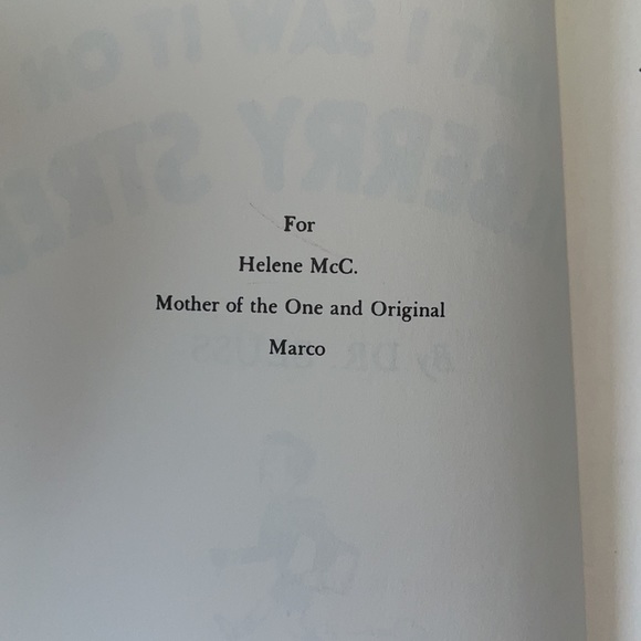 Vntg 1964 And to think that I saw it on mulberry street’ Dr Seuss book vanguard - Picture 5 of 9